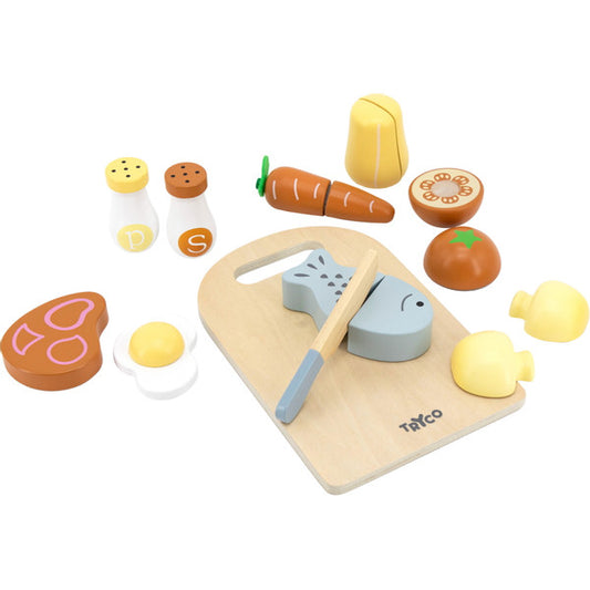 Tryco Houten Snijplank met Speelgoed Eten