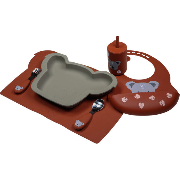 Tryco Siliconen Rietjesbeker - Koala Dark Rust