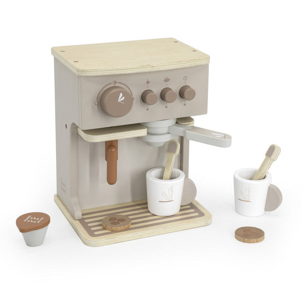 Label Label Houten Espresso Machine - Nougat