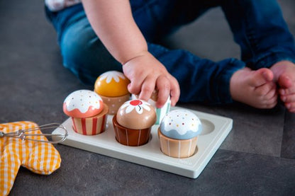 Tryco Houten Cupcake set