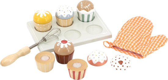 Tryco Houten Cupcake set