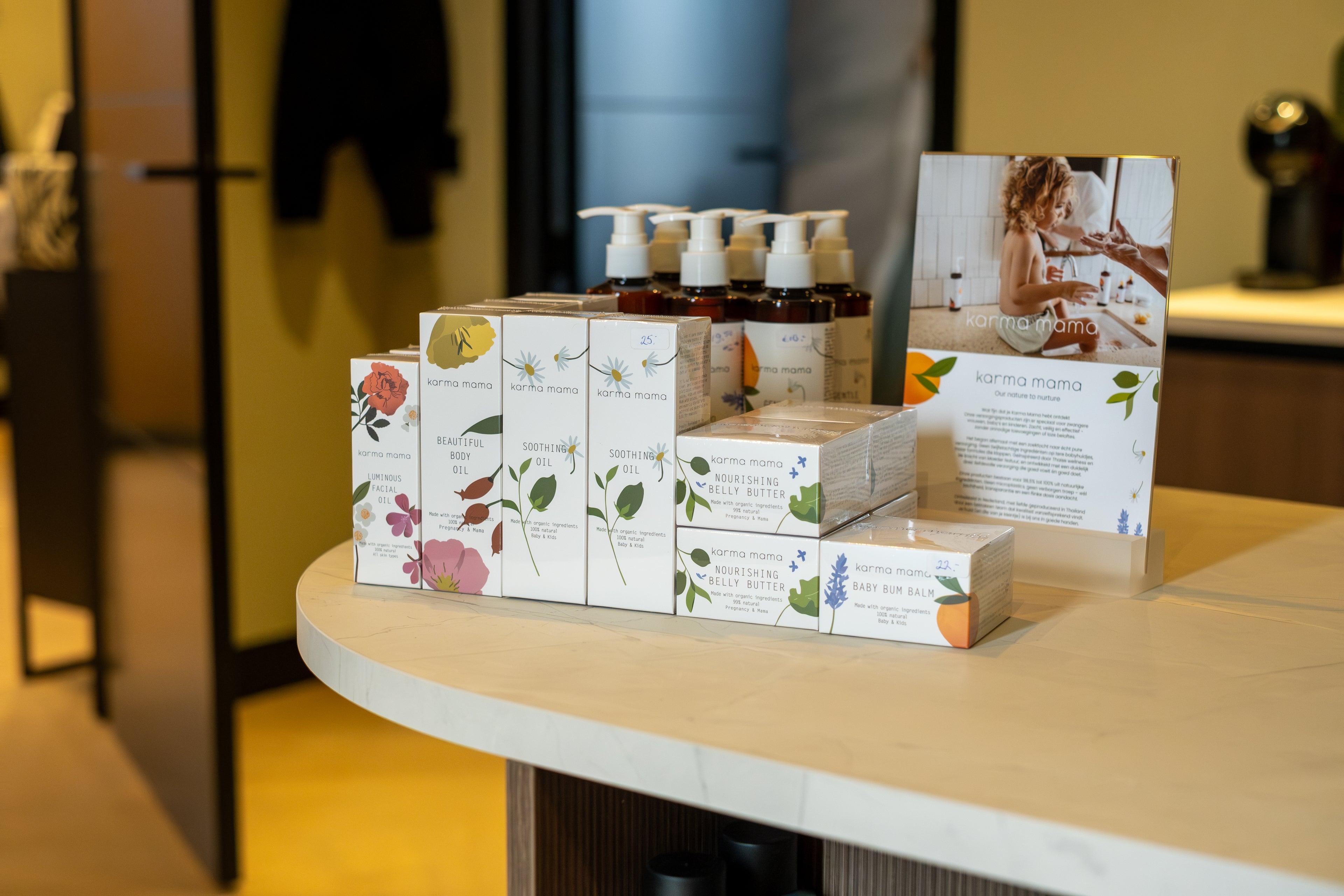 Karma Mama verkooppunt MOOD babyspa in Helmond
