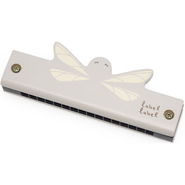 Label Label Houten Mondharmonica - Nougat