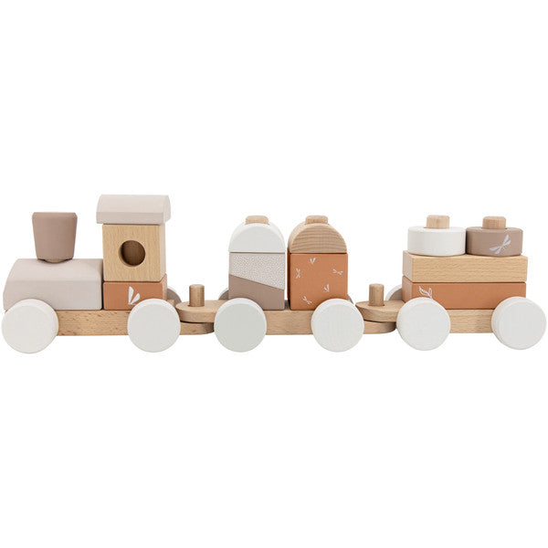 Label Label Wooden train nougat 